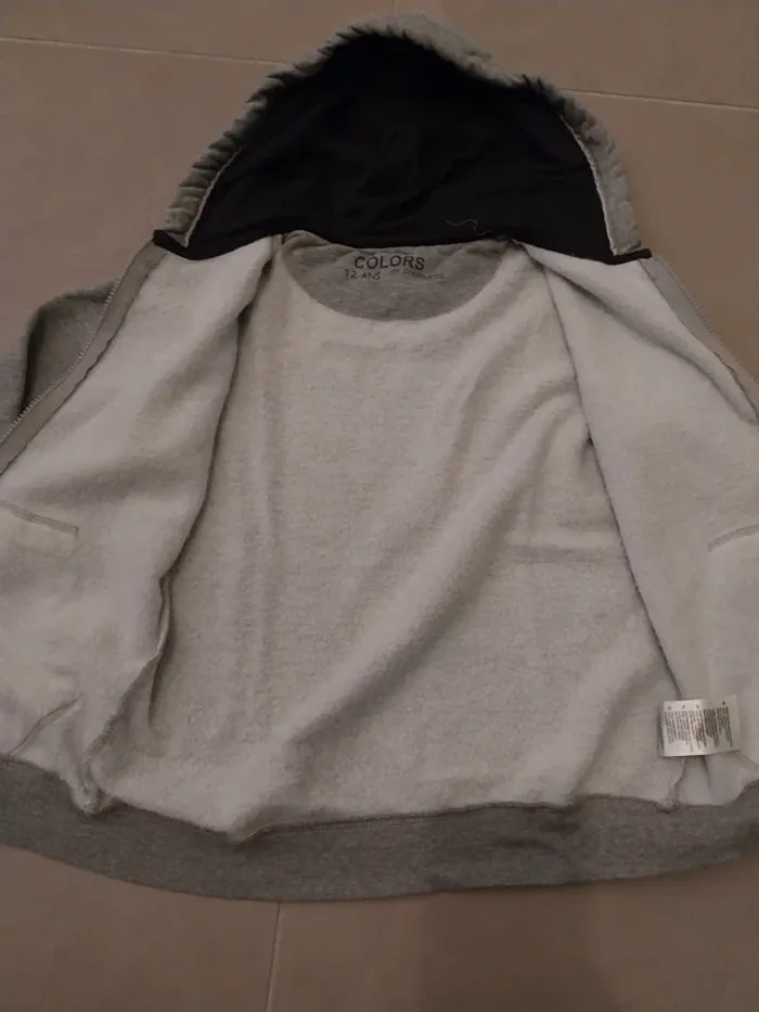 Sweat gris T12A - photo numéro 5