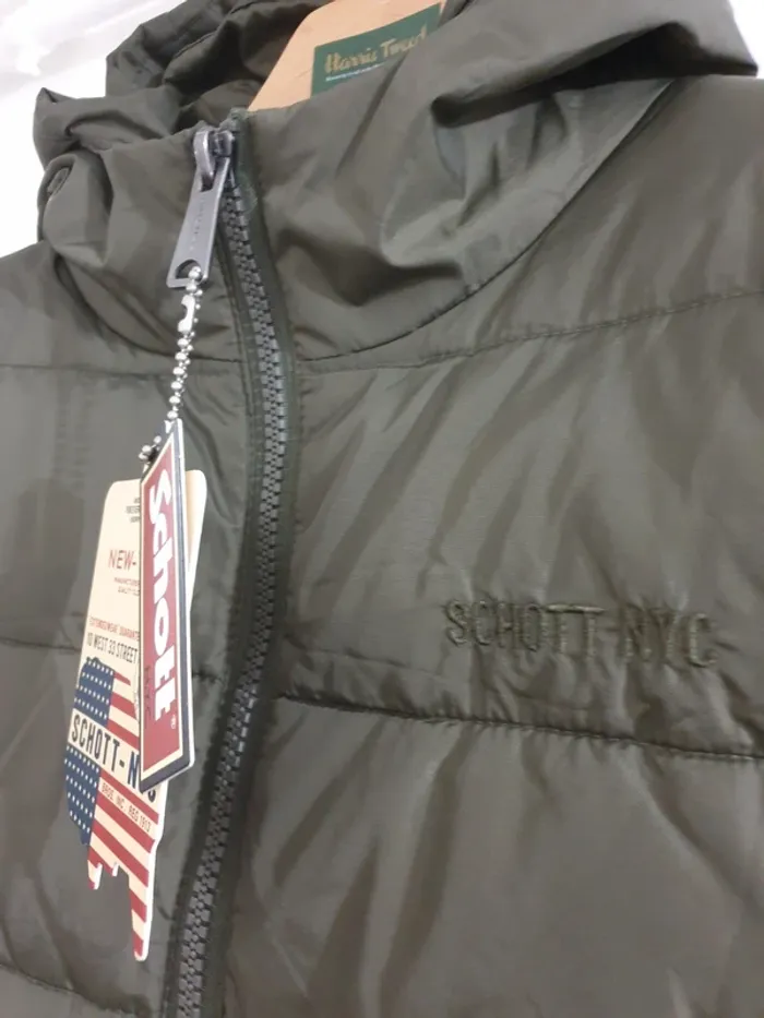 Manteau Doudoune Caban Schott Taille M - photo numéro 5