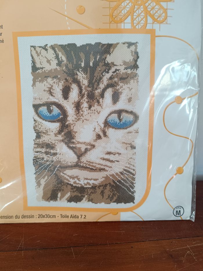Kit broderie " Chat " - photo numéro 3
