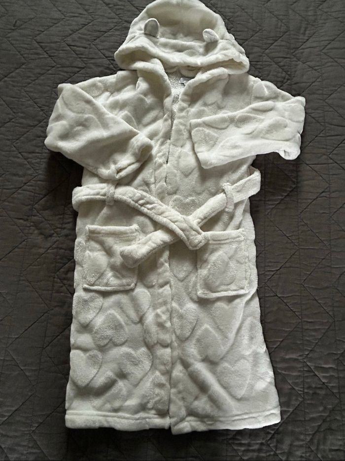 Robe de chambre a capuche enfant fille