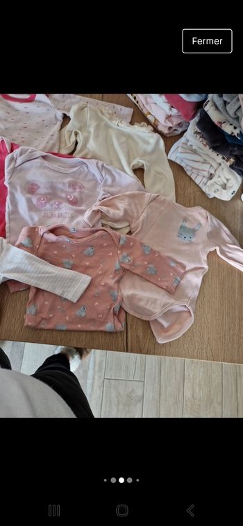 Lot bodies et pyjamas 3 mois