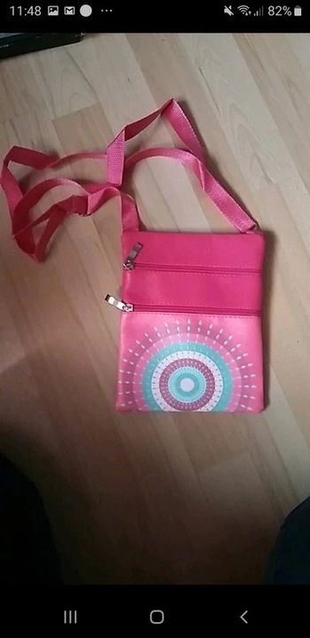 sac bandouliere rose