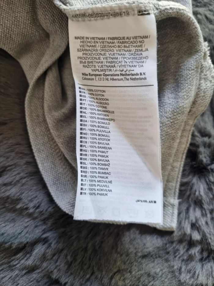 Polo manches courtes Nike Gris, S Hommes - photo numéro 7