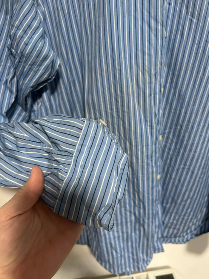 Magnifique chemise oversize à rayures • Ralph Lauren • Taille L - photo numéro 3