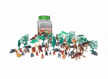 Baril de dinosaures 49 pièces