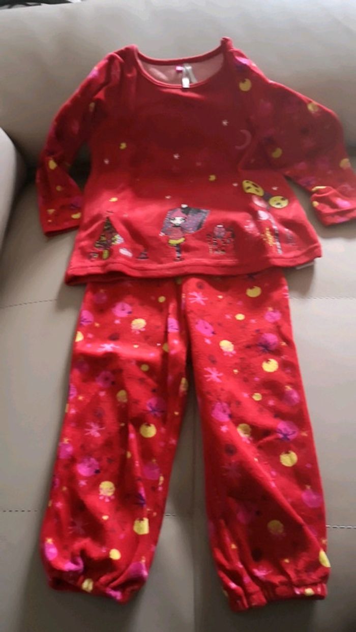 Pyjama fille 2 pièces Noël 24 mois