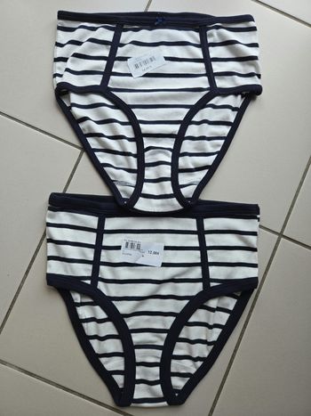 2 culottes taille haute petit bateau