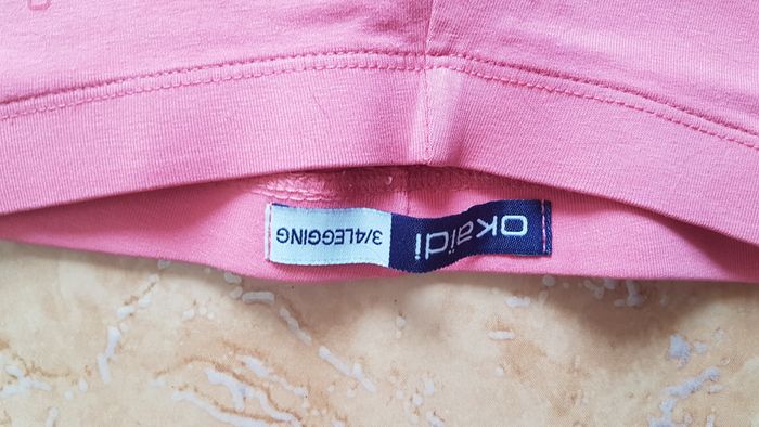 Leggings fille 5 ans (110 cm) pêche Okaïdi - photo numéro 2