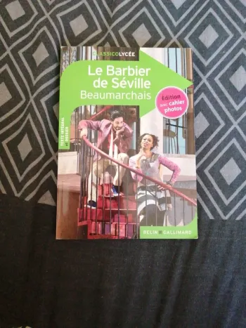 livre "Le Barbier de Séville"