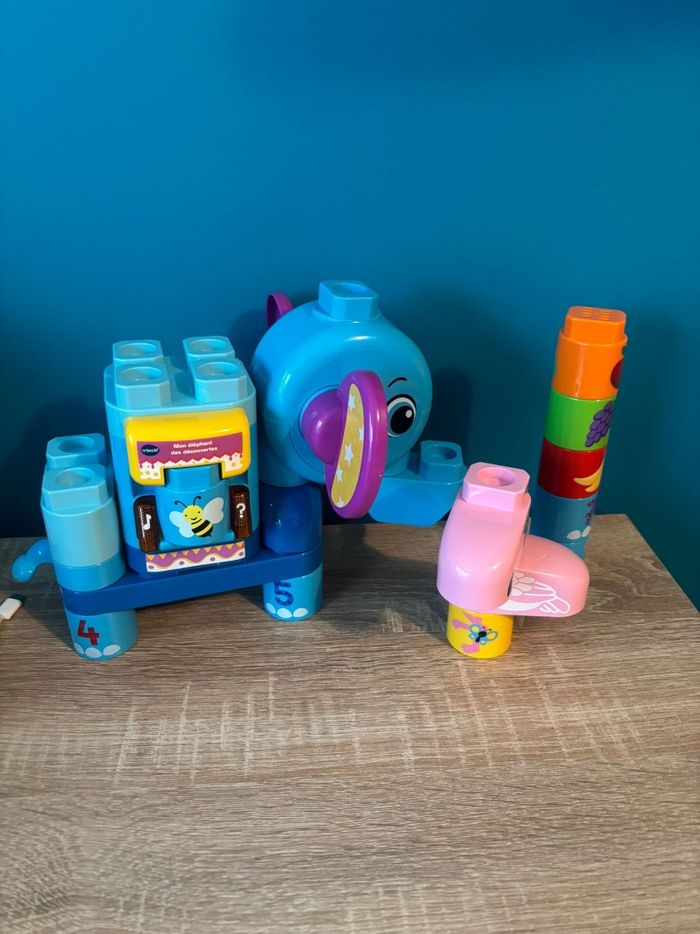 Jeu VTech bla bla block mon éléphant des découvertes