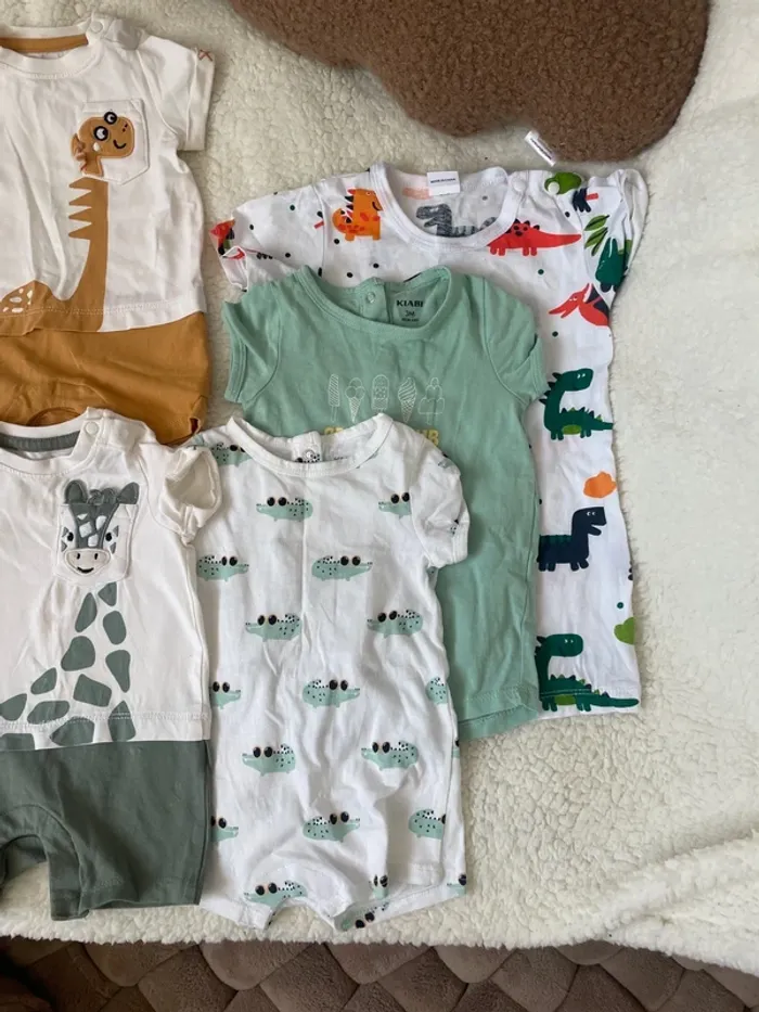 Lots Grenouillère short bébé - photo numéro 2