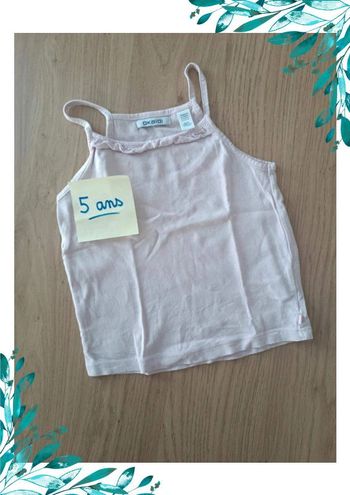 Top à bretelles fille 5 ans
