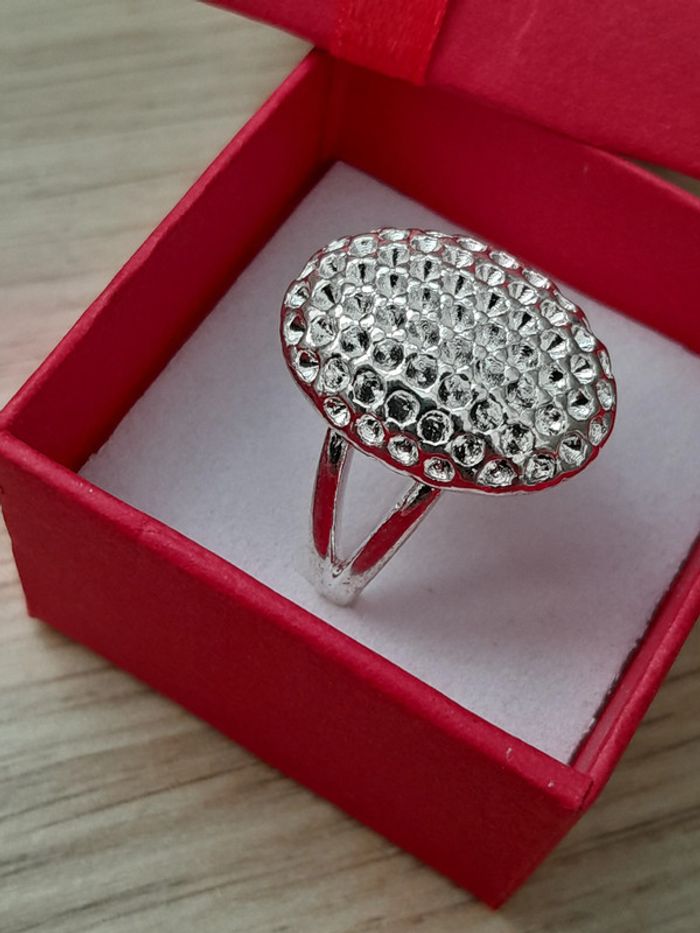 Bague de fiançailles Bella,série Twilight taille 60, plaquée argent - photo numéro 4