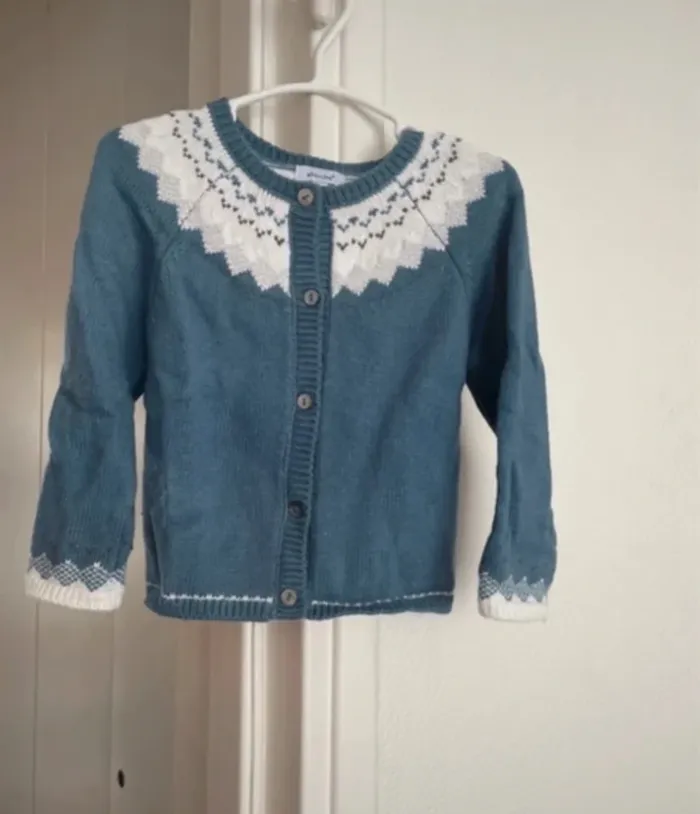 Gilet chaud contenant de l’alpaga bébé - photo numéro 5