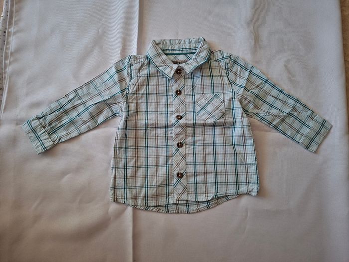 Chemise à carreaux garçon 18 mois