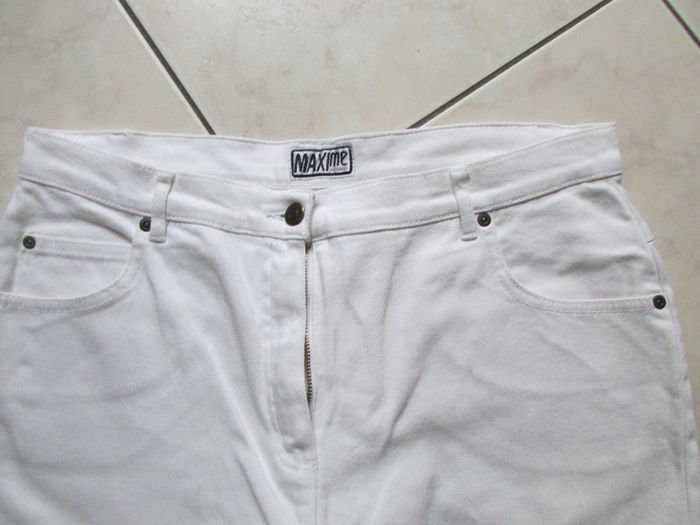 Jean blanc femme Taille 44 - photo numéro 2