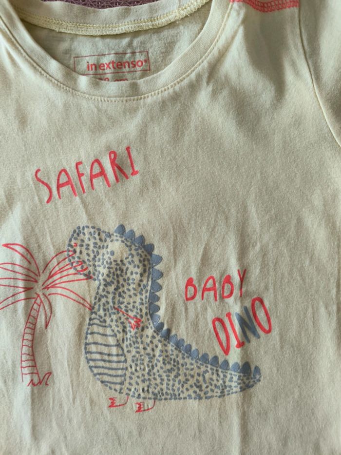 T-shirt mc dinausaure 3 ans - photo numéro 2