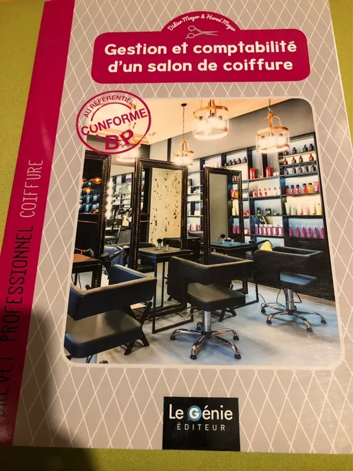 Cahier livre brevet gestion et comptabilité d’un salon de coiffure