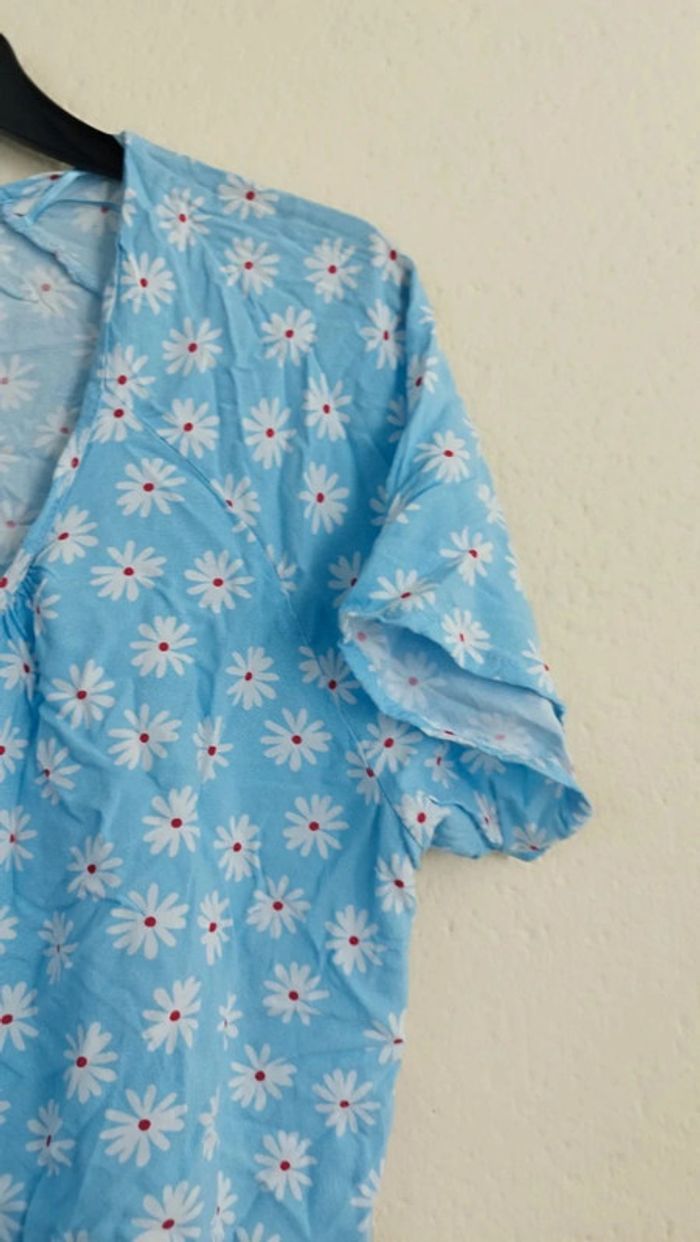 Blouse à fleurs - Tex - taille 42' - photo numéro 2