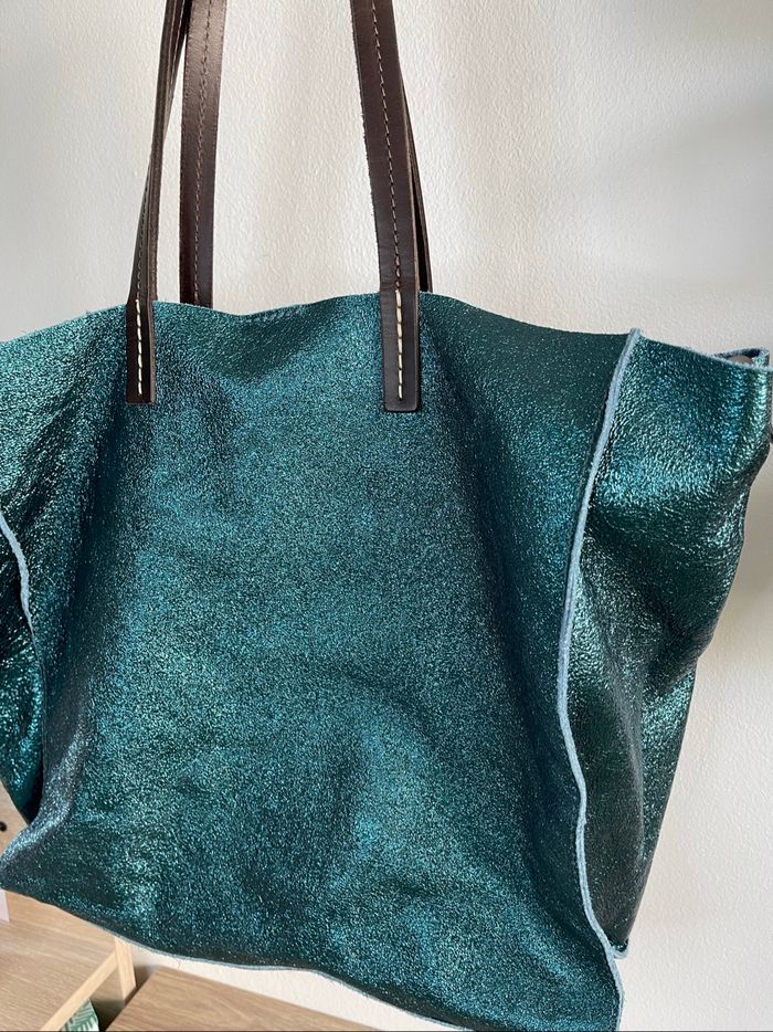 Sac à main en cuir italien multi fonctions - photo numéro 2