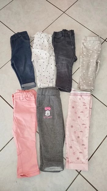 Lot pantalon 12 mois