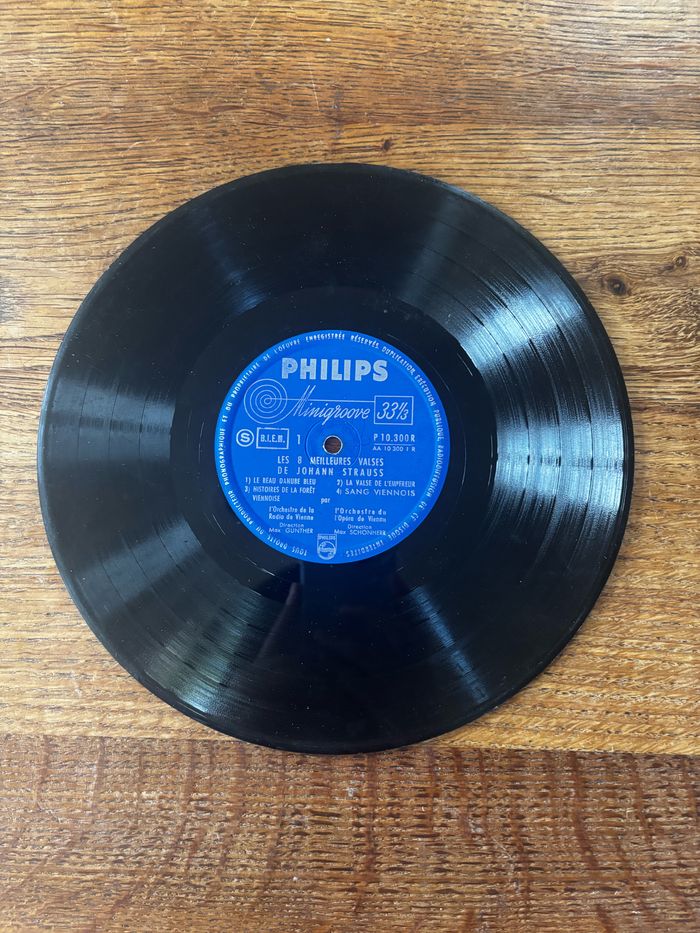 Vinyle 33 tours Les 8 meilleures valses de Johann Strauss - photo numéro 2