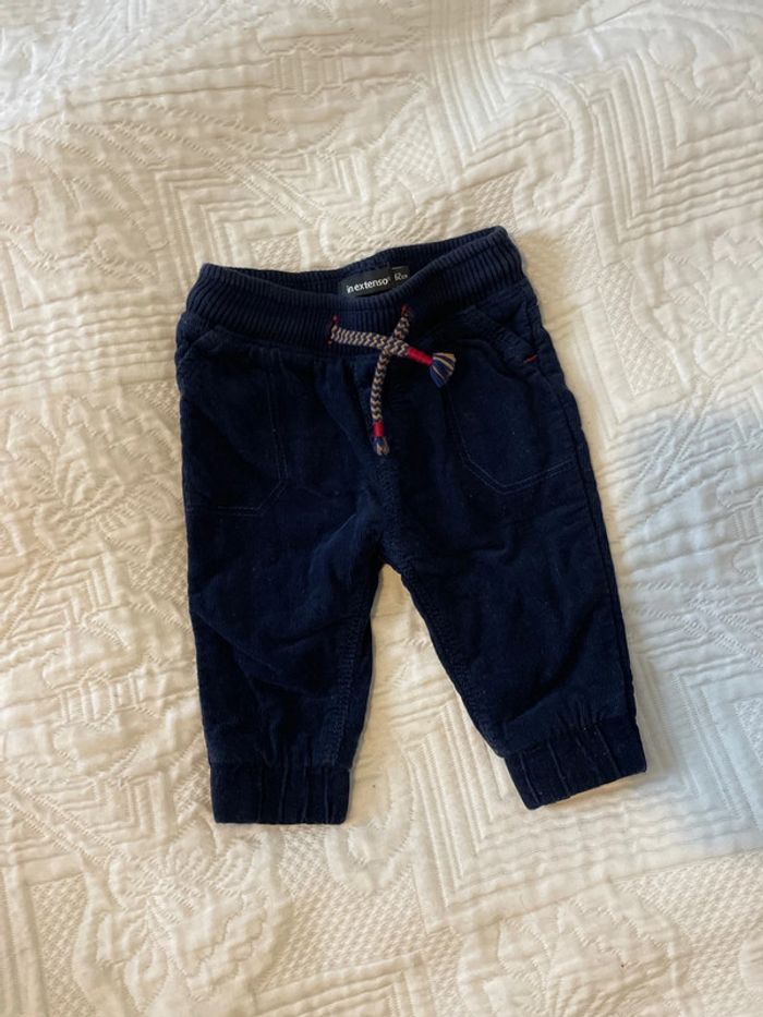 Pantalon velours In Extenso 3-6mois