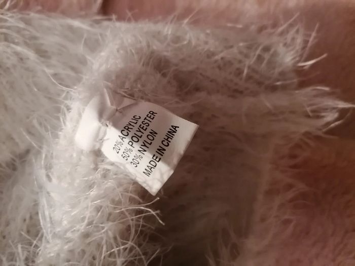 Pull polaire blanc - photo numéro 3