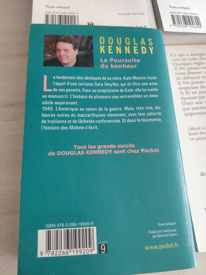 Lot 7 livres Kennedy cinq jours charmes vie conjugale Ned Allen bonheur relation piège homme - photo numéro 7