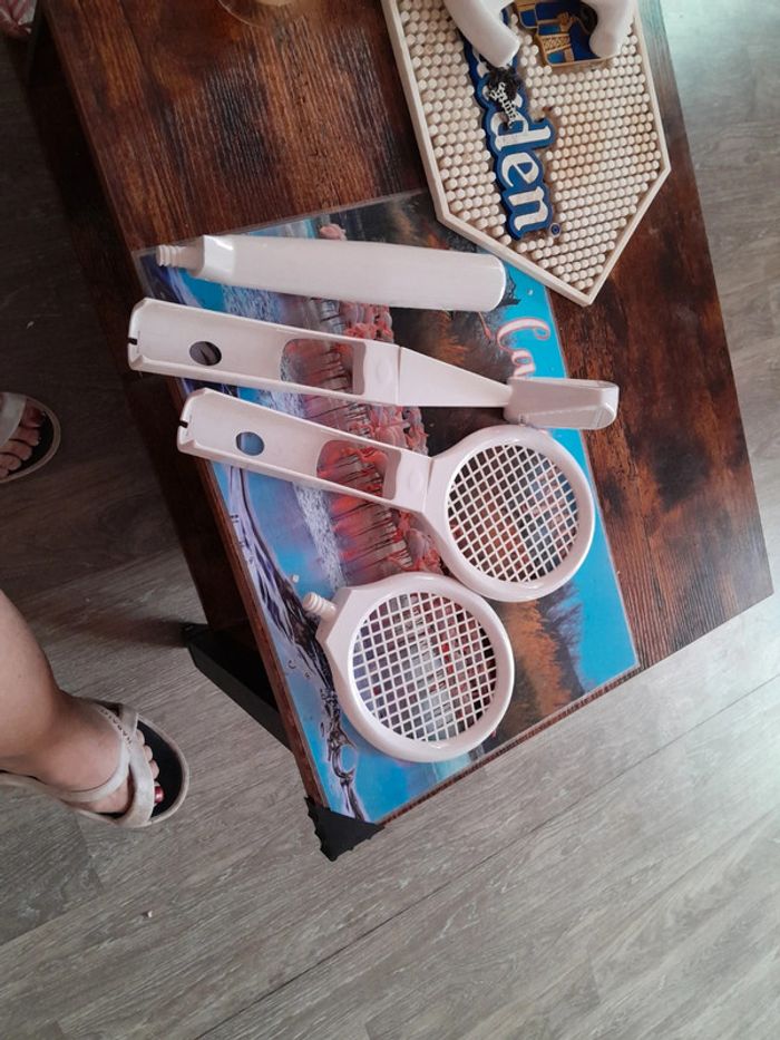 Ensemble manette tennis golf et baseball wii