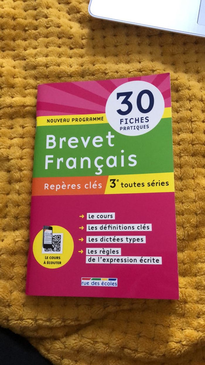 Fiche brevet français 3 eme