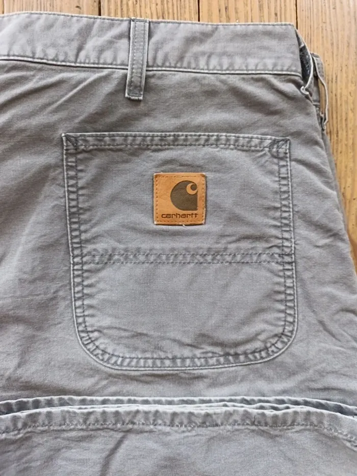 Short jean Carhartt workwear Carpenter W40 - photo numéro 5
