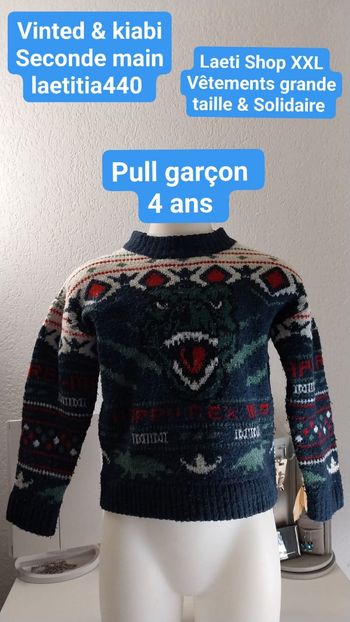 Pull 4 ans garçon