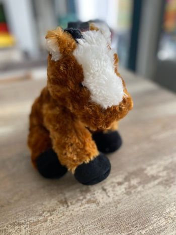 Peluche doudou neuf cheval bébé enfant