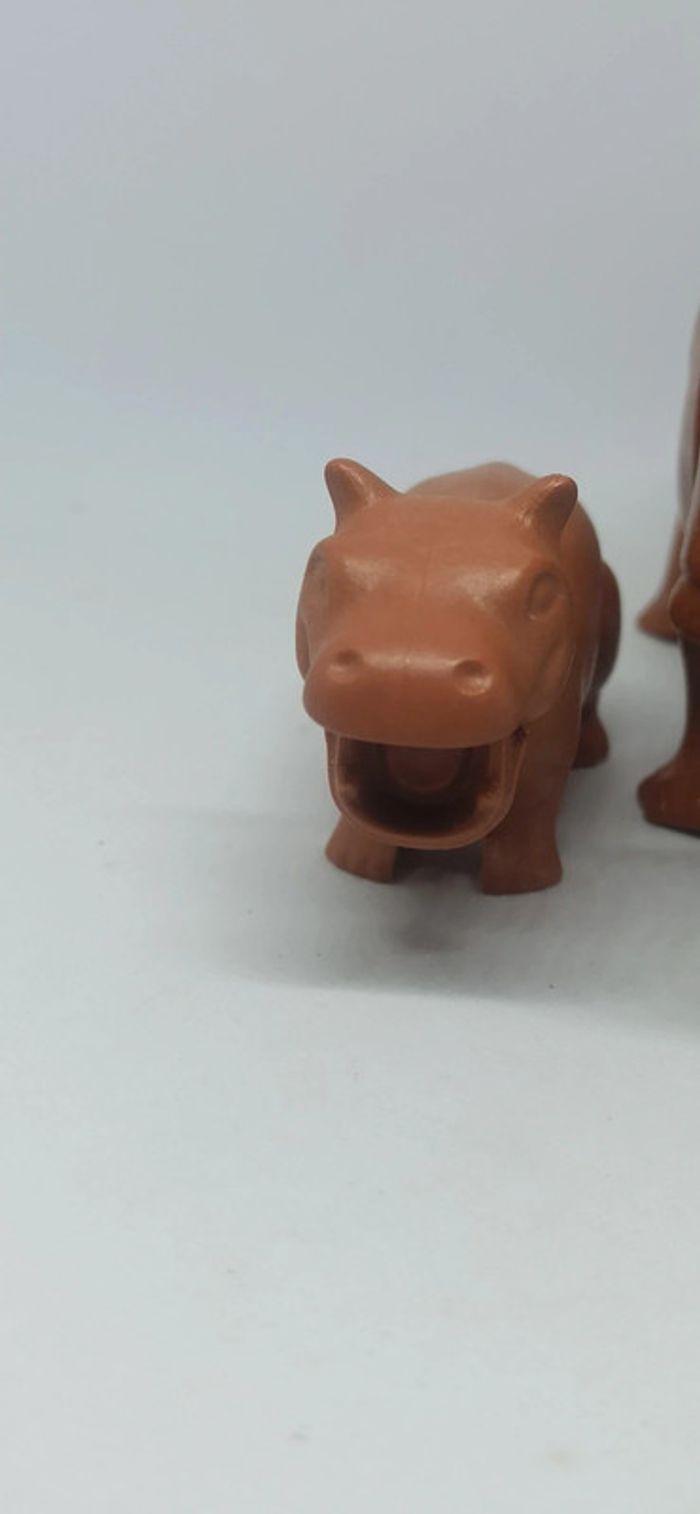 Hippopotame avec bébé vintage playmobil - photo numéro 4