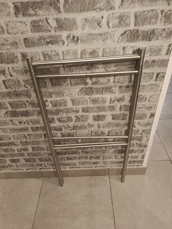 Porte serviette inox