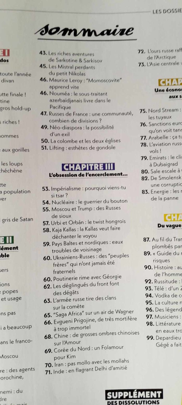 Les dossiers du canard enchainé bienvenue en poutinie n° 173 octobre 2024 - photo numéro 9