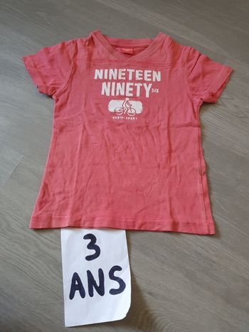 Maillot t-shirt 3ans garçon