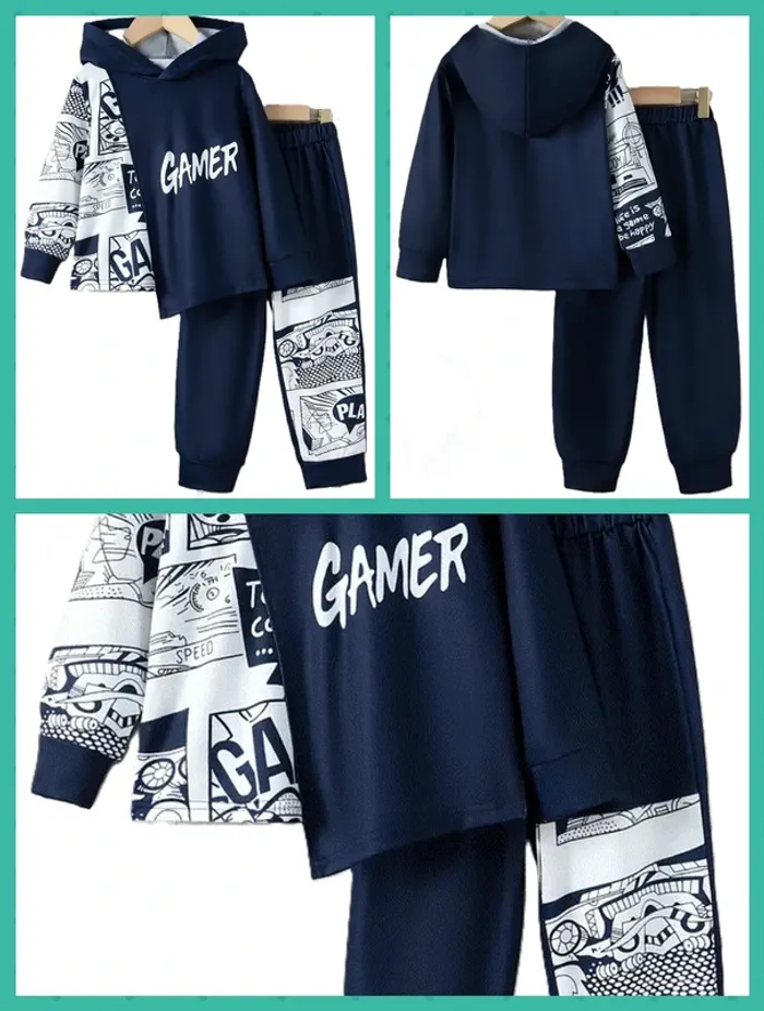 Ensemble Sweat à Capuche et Joggers 6/7 a