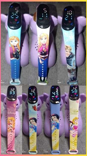 Montre led princesses