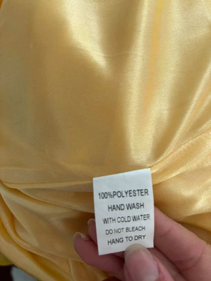 Robe jaune femme taille by Mondhowroom taille 1 - photo numéro 4