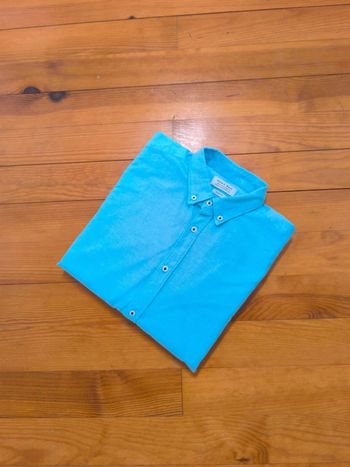 Chemise Zara - Slim Fit - Turquoise - Taille S