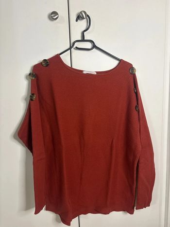 🌺pull Camaïeu rouge brique🌺