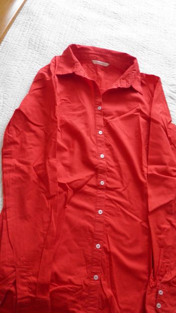 Chemise rouge taille 40 Camaieu