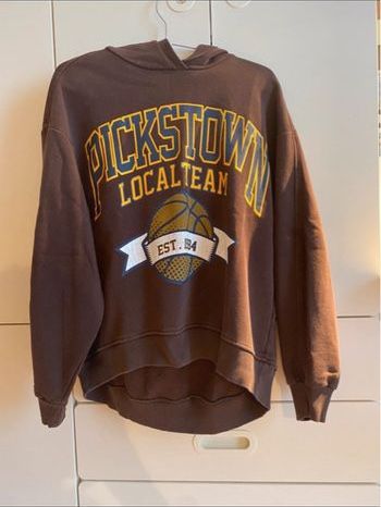 Sweat-shirt basket Zara marron 