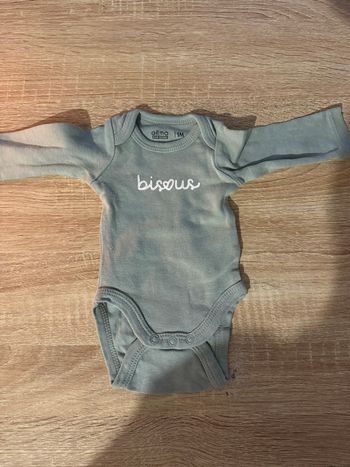 Body vert « bisous »