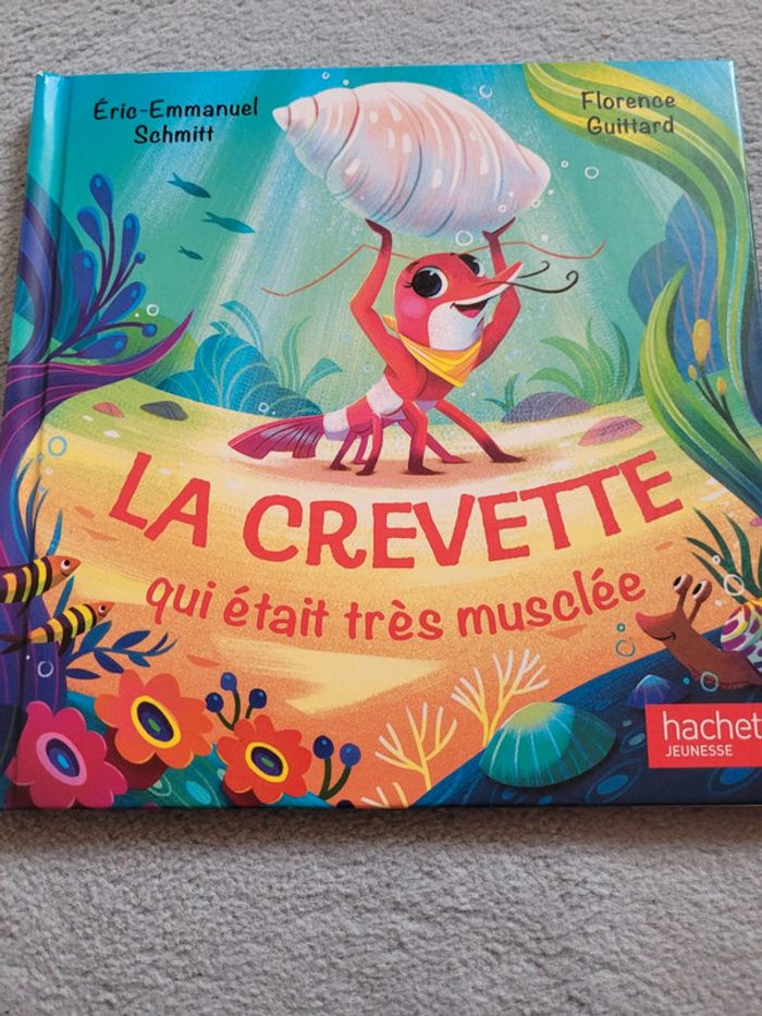 Livre "la crevette qui était très musclée"