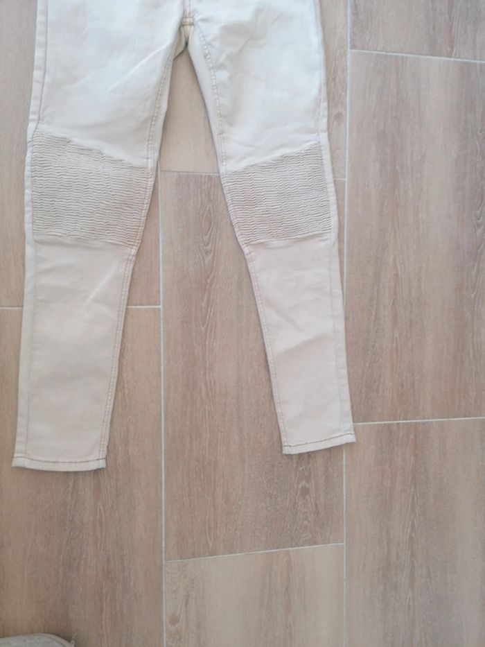 Jeans femme love taille S beige - photo numéro 3