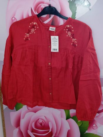 Chemise brodée 