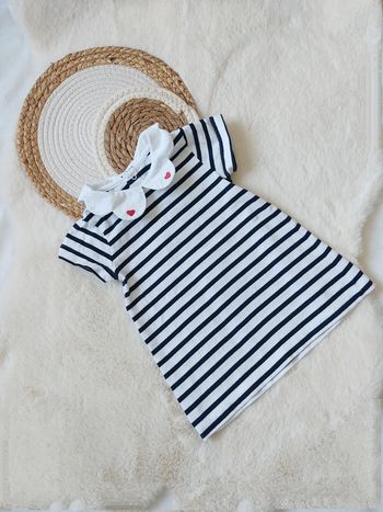 Robe courte col claudine Jacadi